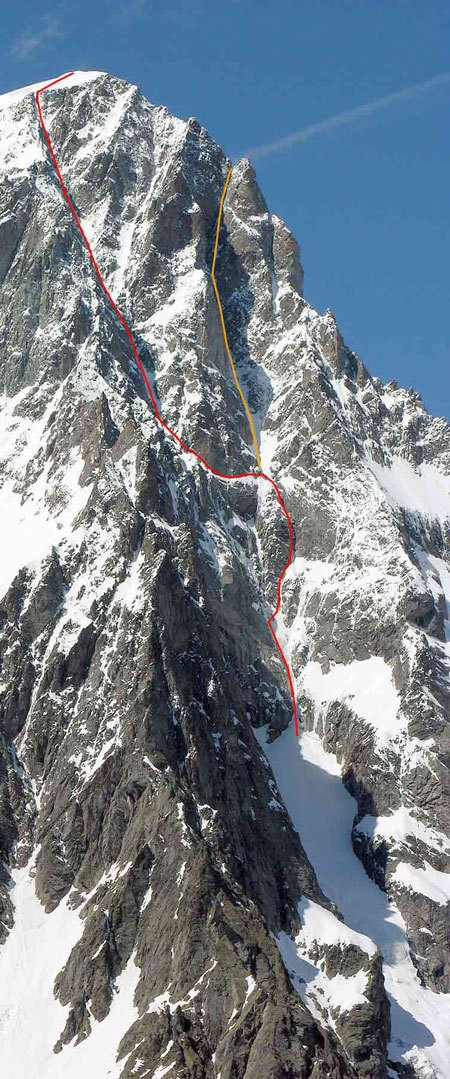 Plein Sud - Grandes Jorasses South Face