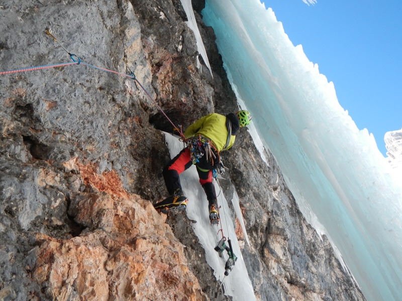 Principessa sospesa, Val Travenanzes, Dolomiti, Beppe Ballico, Andrea Gamberini, Stefano Figliolia