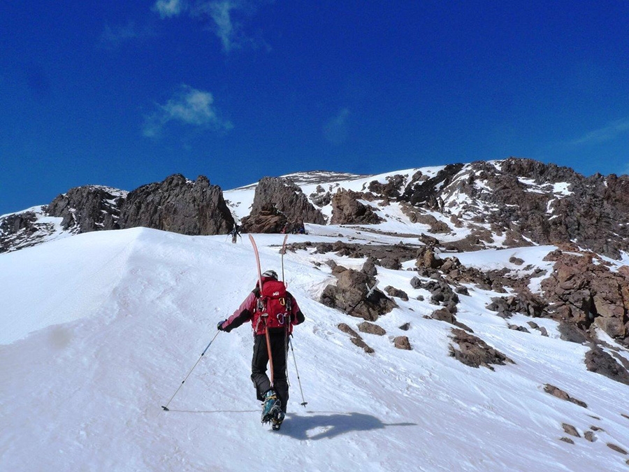 Scialpinismo in Alto Atlante, Marocco