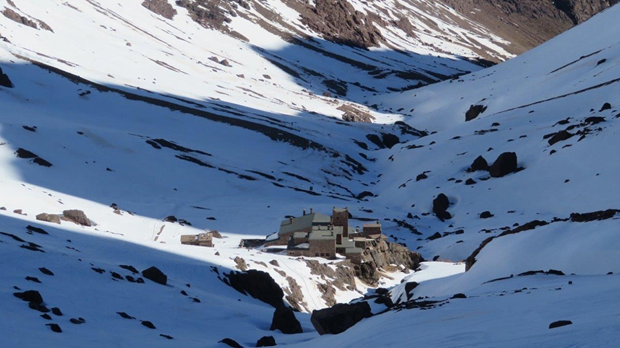 Ski mountaineering in Morocco High Atlass Mountains