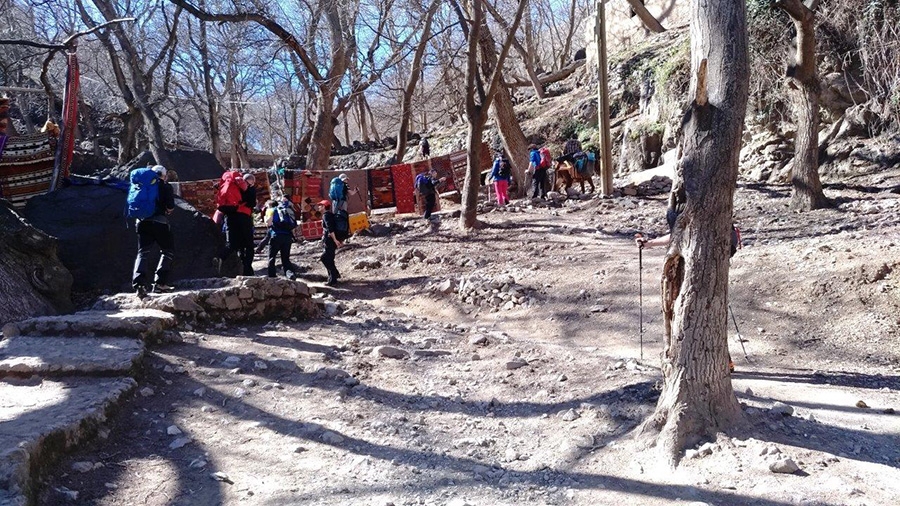 Ski mountaineering in Morocco High Atlass Mountains