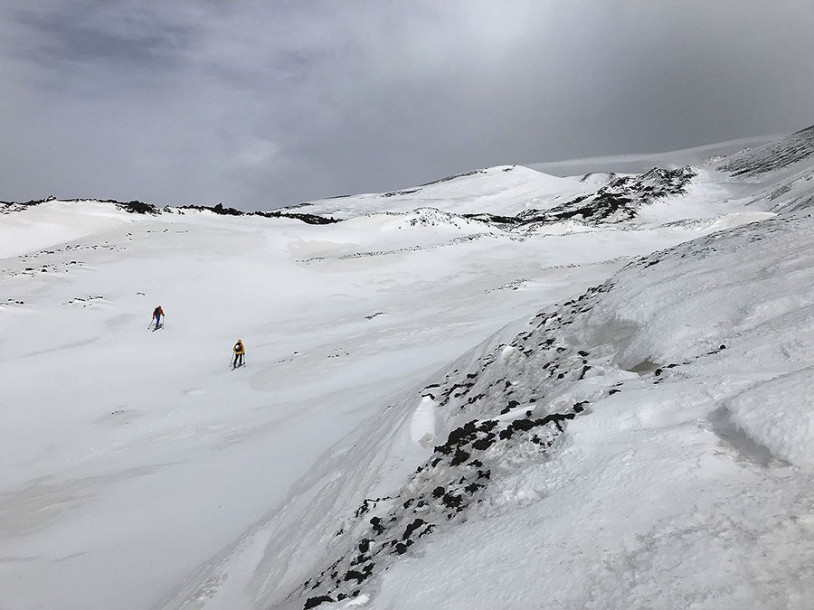 Etna - 2018: con il Diabete, gli sci e le ciaspe alle Porte degli Inferi