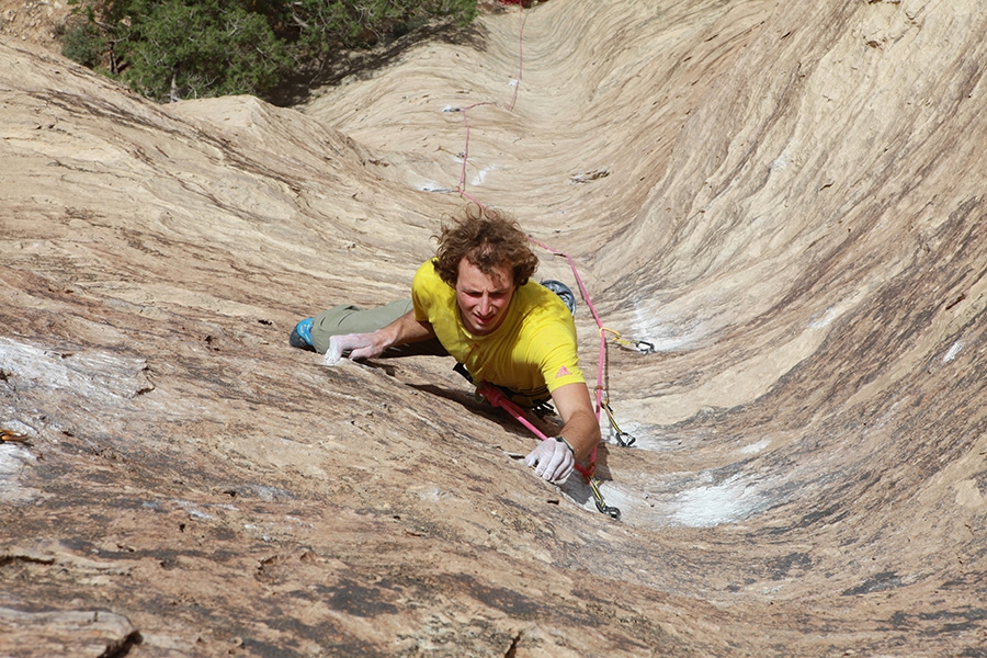 Rock climbing in Jordan