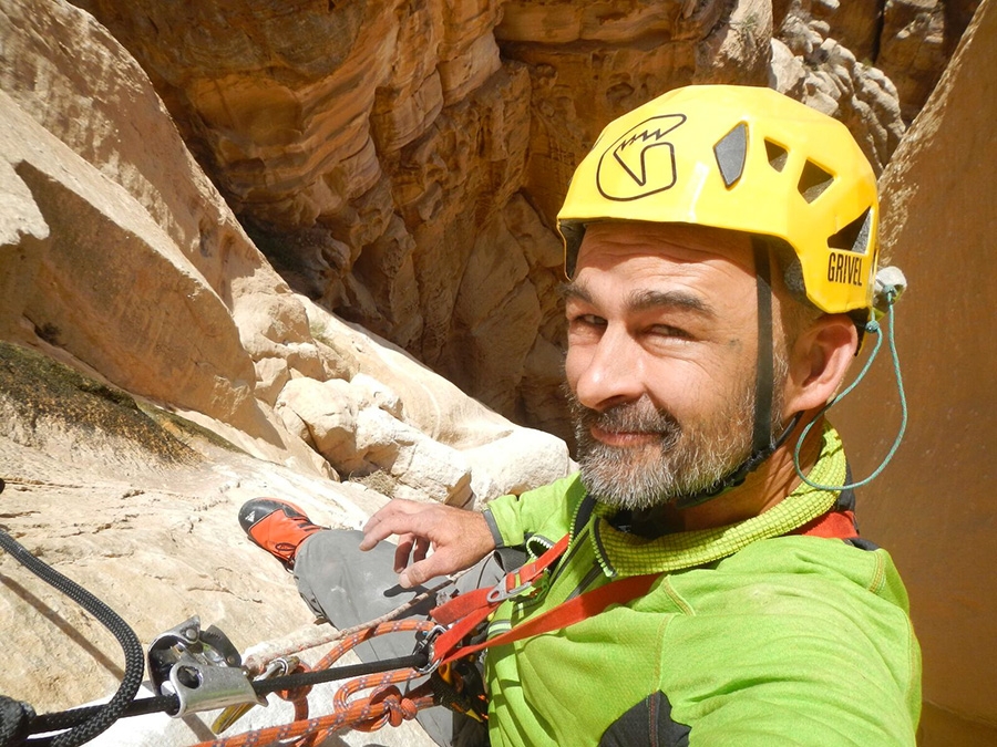 Rock climbing in Jordan