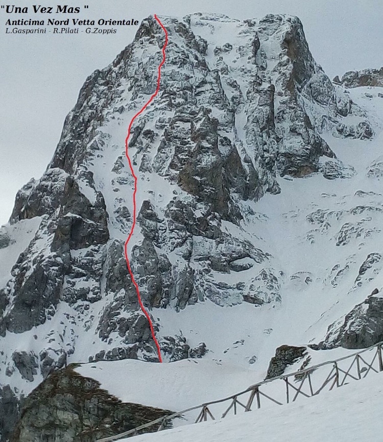 Gran Sasso d’Italia, Corno Grande, Vetta Orientale, Luca Gasparini, Riccardo Pilati, Giulio Zoppis