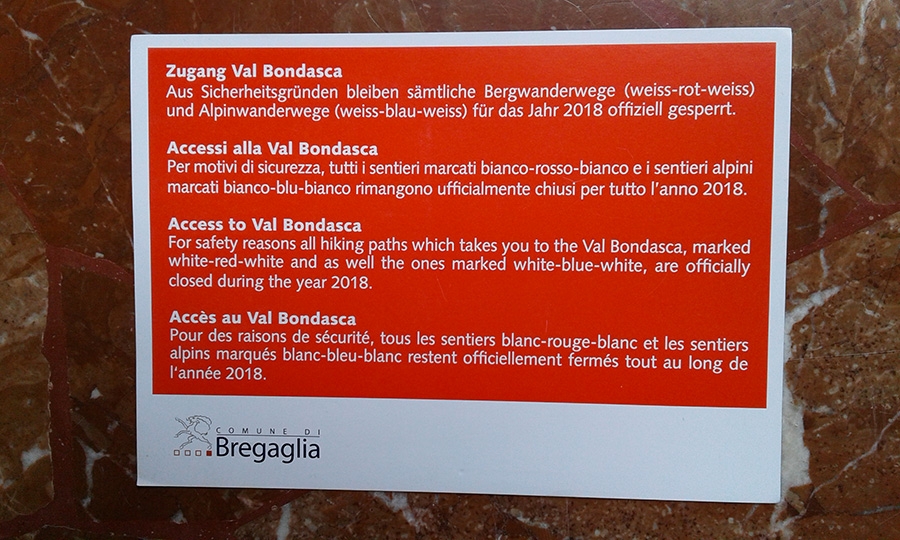 Val Bondasca paths