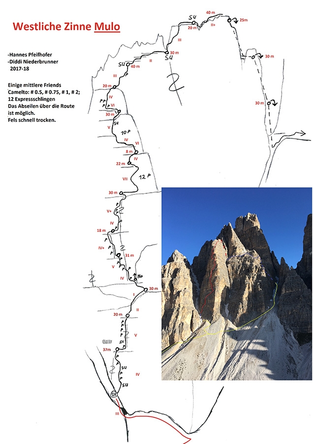 Cima Ovest di Lavaredo, Tre Cime di Lavaredo, Dolomiti