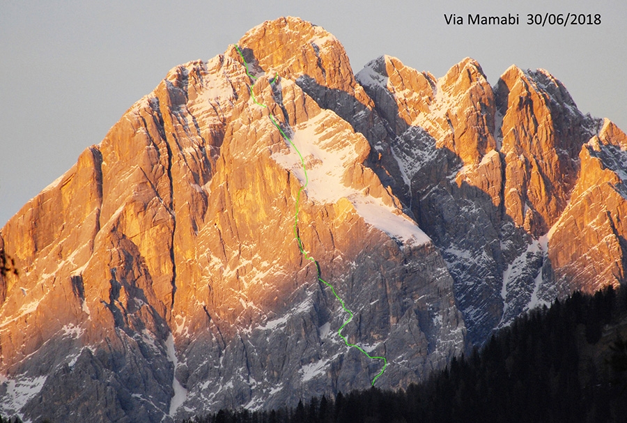 Antelao, Dolomiti, Via Mamabi, Enrico Paganin