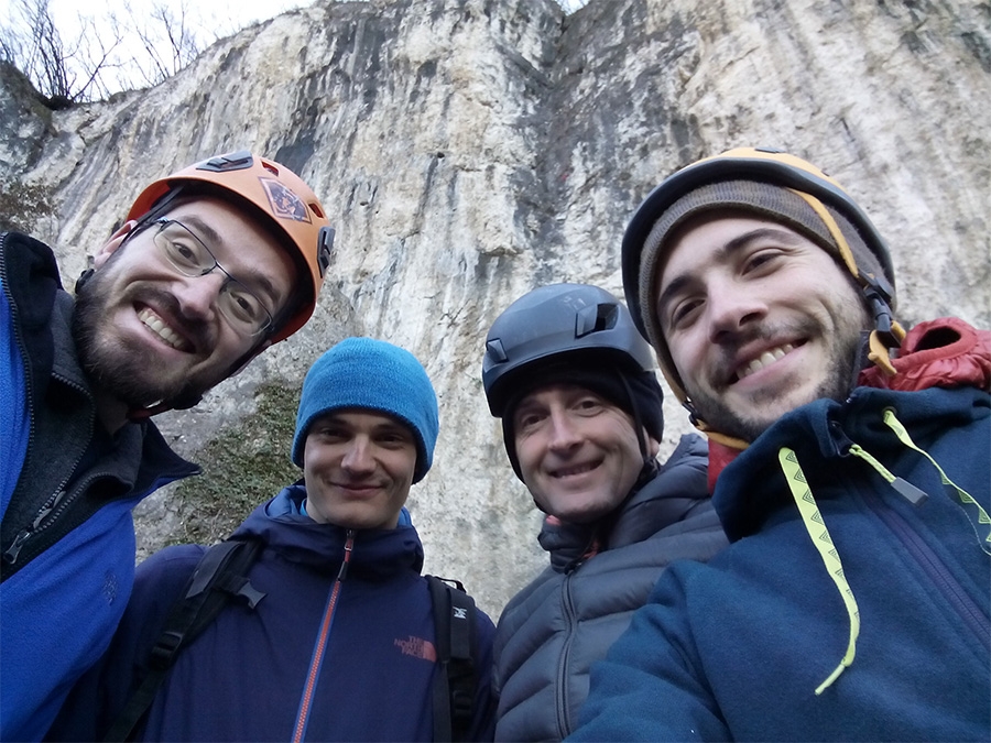 La Vela, climbing at Trento