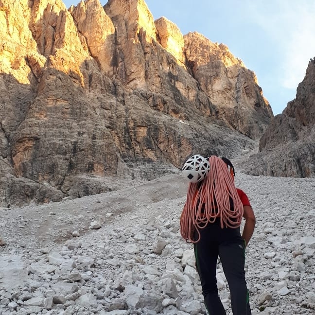 Spigolo Casanova - Marchisio, Popera, Dolomites, Nicola Marchisio, Christian Casanova