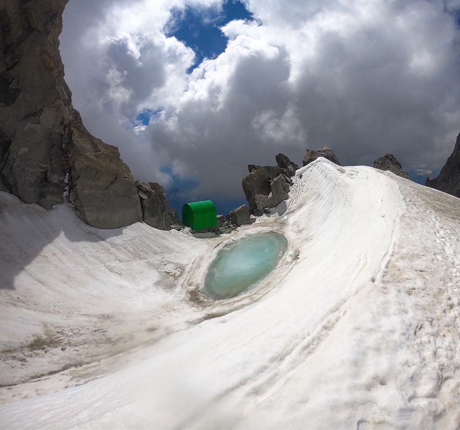 Denis Trento, Robert Antonioli, Cresta di Rochefort, Traversata delle Jorasses, Monte Bianco