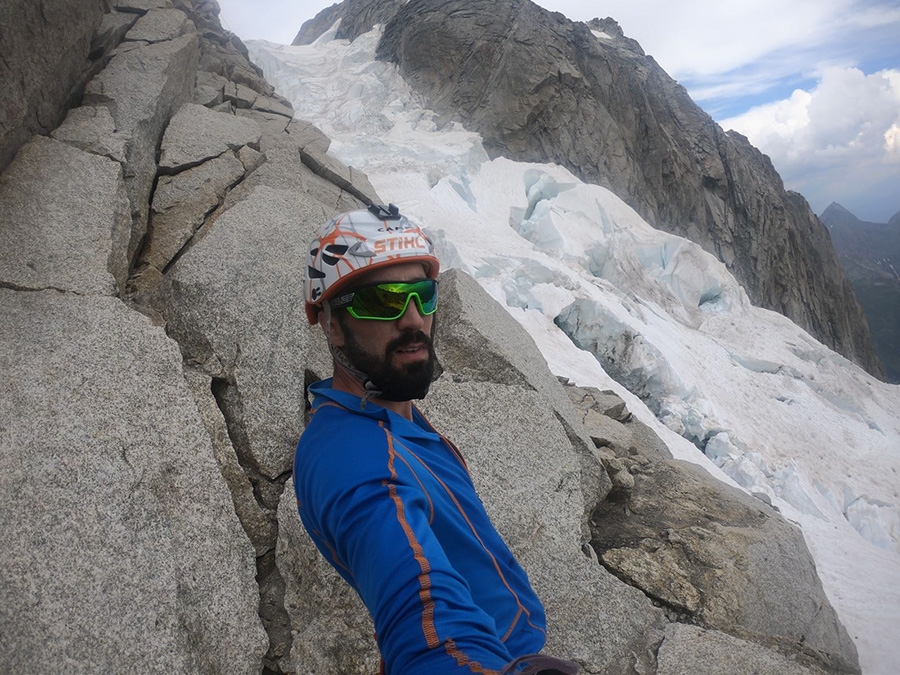Denis Trento, Robert Antonioli, Cresta di Rochefort, Traversata delle Jorasses, Monte Bianco