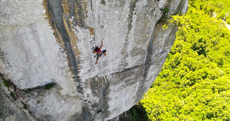 Rock climbing in Sardinia, Jerzu 40