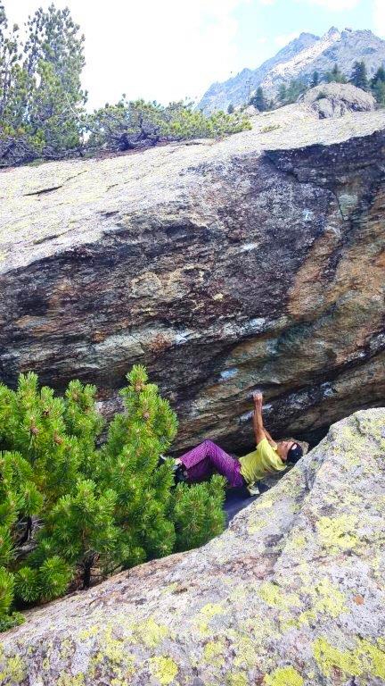 Zoia boulder, Valmalenco