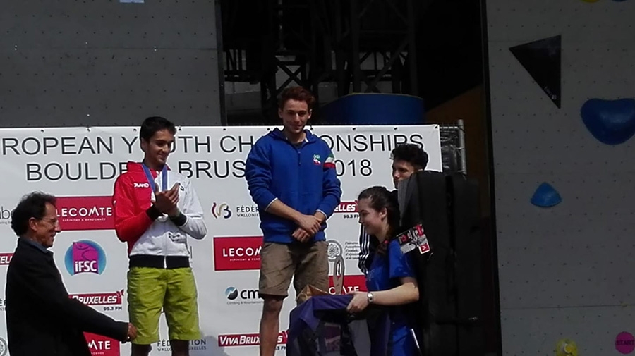 Filip Schenk, Campionato Europeo Giovanile Boulder