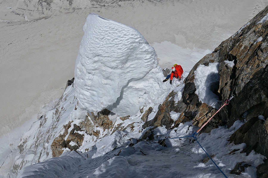 Latok I, Karakorum, Pakistan, Aleš Česen, Luka Stražar, Tom Livingstone