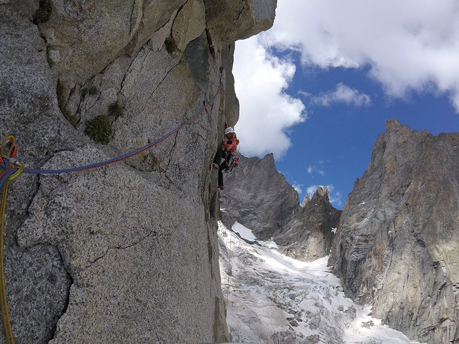 Federica Mingolla, Monte Bianco, Aiguille Croux, Gabriele Carrara