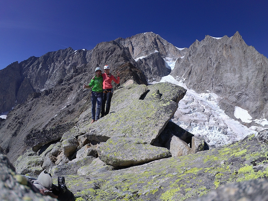 Federica Mingolla, Monte Bianco, Aiguille Croux, Gabriele Carrara