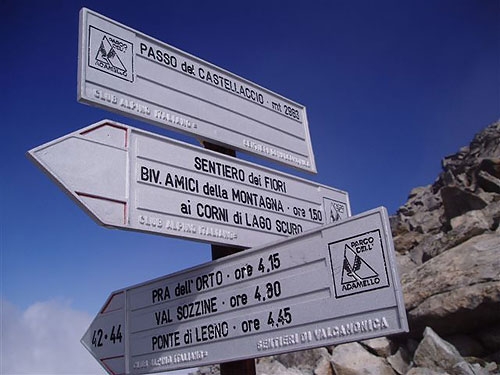 Adamello Val Camonica mountaineering