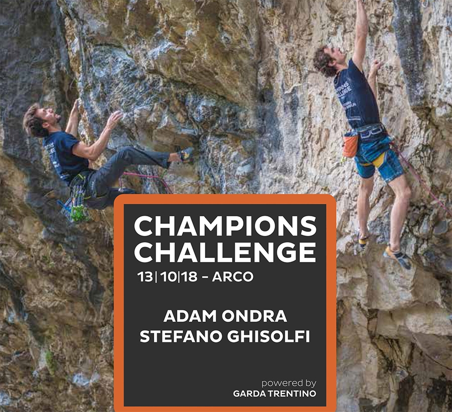 Champions Challenge Arco, Adam Ondra, Stefano Ghisolfi