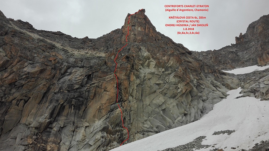 Monte Bianco, Aiguille d'Argentière, Ondrej Húserka, Ján Smoleň