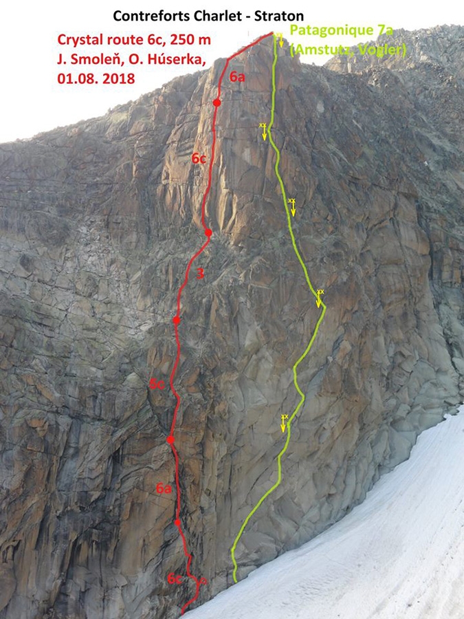 Monte Bianco, Aiguille d'Argentière, Ondrej Húserka, Ján Smoleň