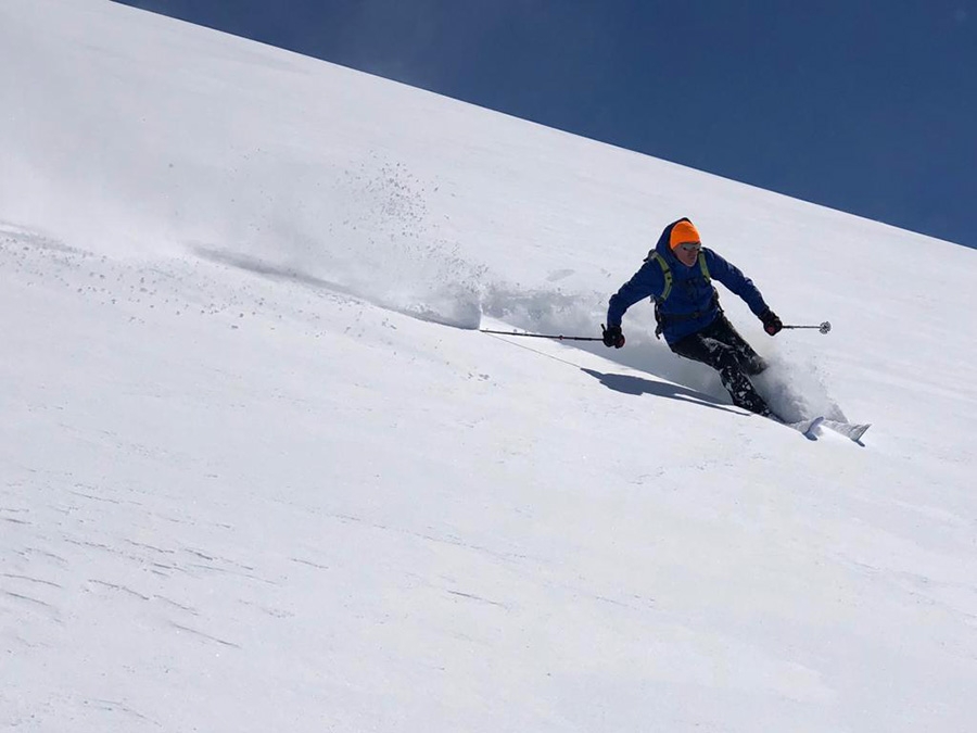 Cile scialpinismo vulcani