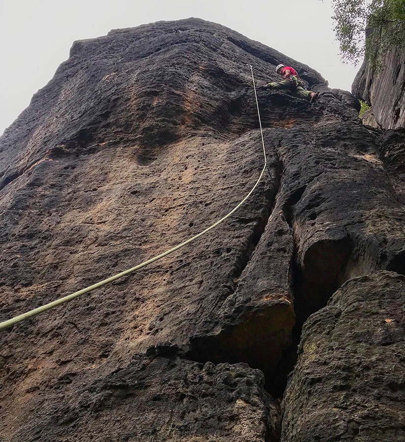 Labak, sandstone climbing in the Czech Republic