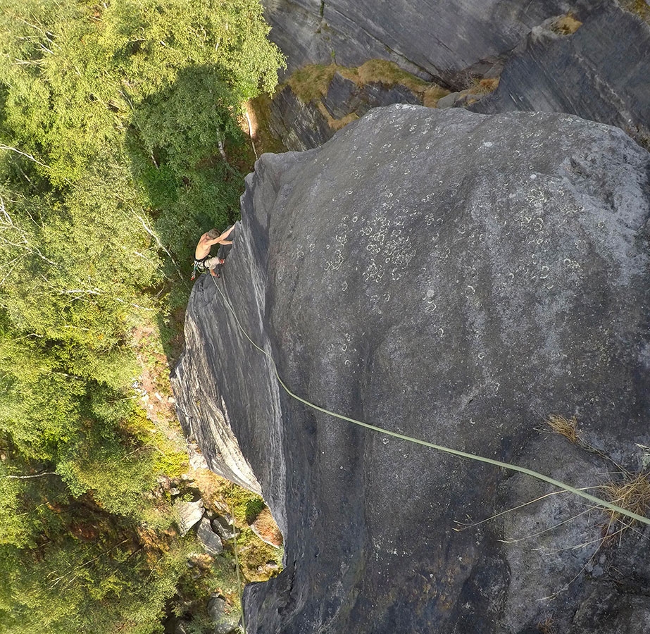 Labak, sandstone climbing in the Czech Republic