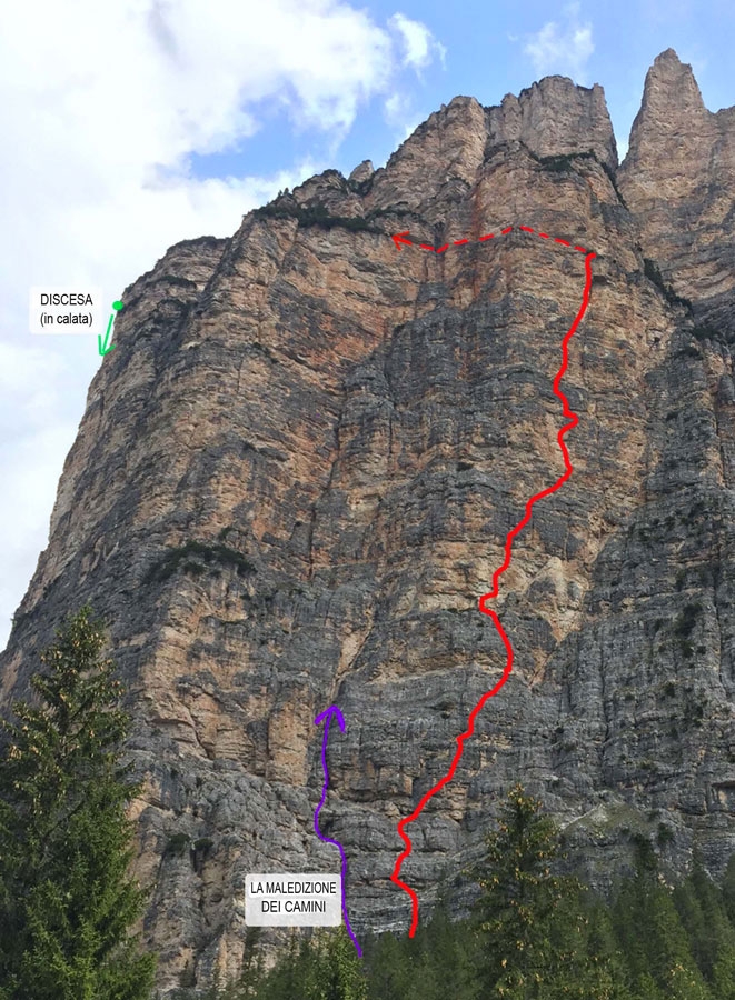 Tamersrock Fanis, Dolomites, Simon Kehrer, Christoph Hainz