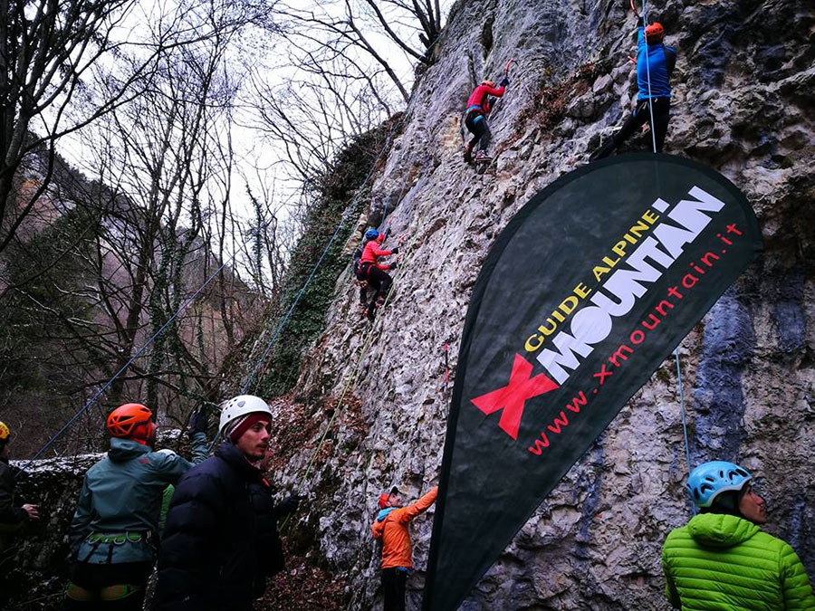 Ferrara di Monte Baldo, Val dei Coali, total dry tooling