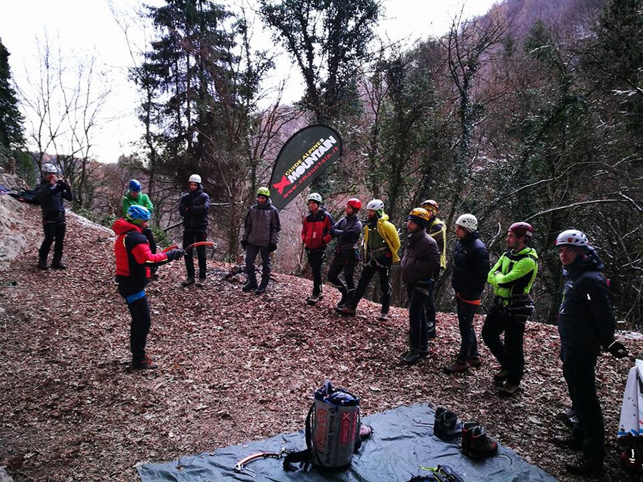 Ferrara di Monte Baldo, Val dei Coali, total dry tooling