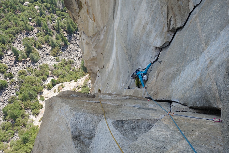 Arrampicata High Sierra, USA, Alessandro Baù, Claudia Mario