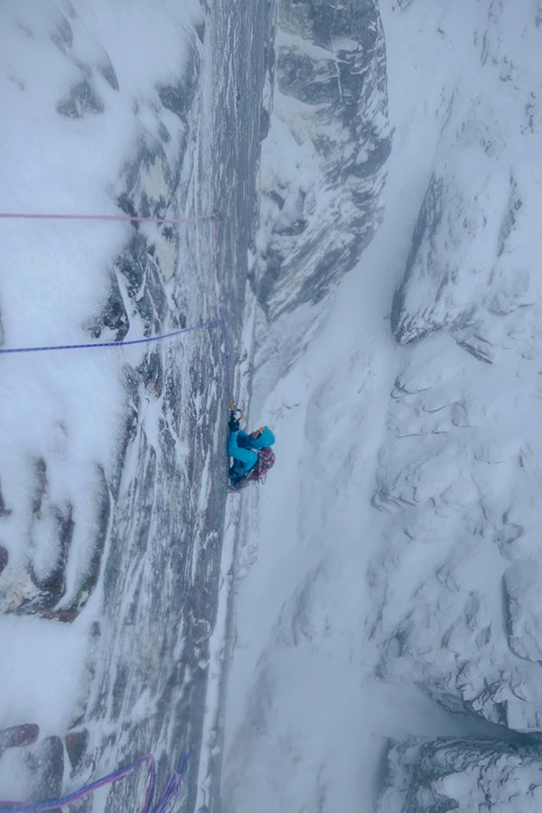 Arrampicata invernale in Scozia, Greg Boswell, Guy Robertson