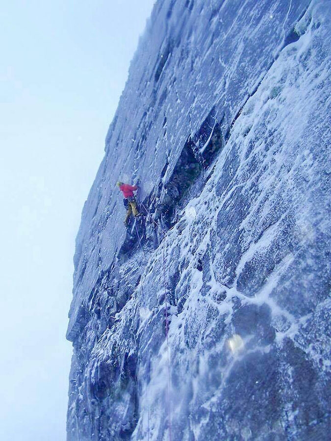 Arrampicata invernale in Scozia, Greg Boswell, Guy Robertson