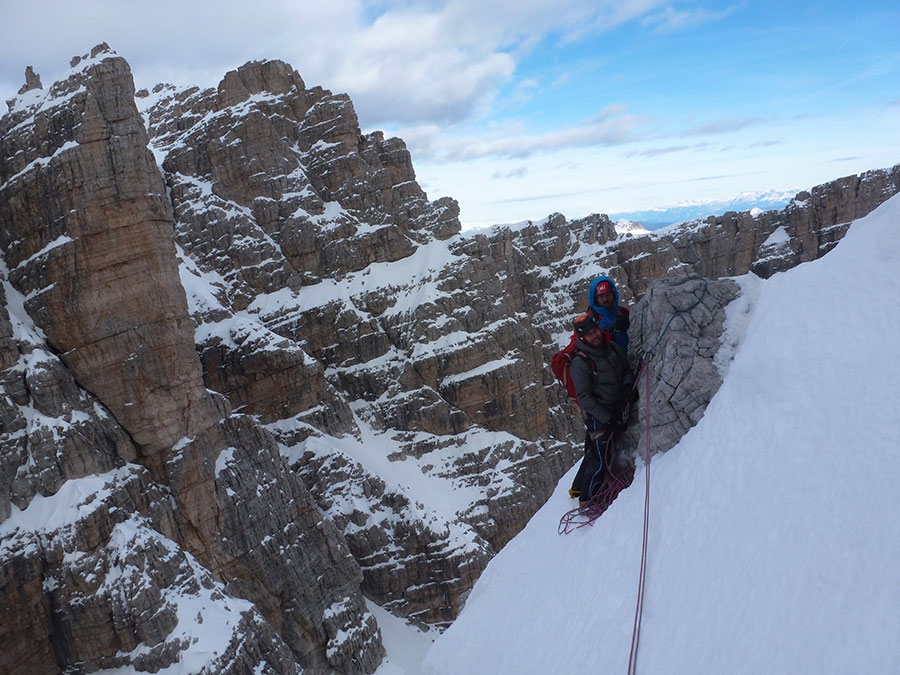 Dolomiti di Brenta, Cima Brenta, Simone Banal, Fabrizio Dellai, Marco Zanni