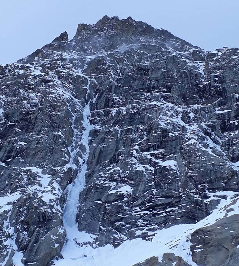 Aiguille Rouges di Rochefort, Monte Bianco, Denis Trento, Marco Farina, Marco Majori, Andrea Peron