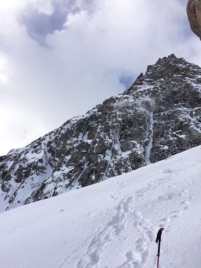 Aiguille Rouges di Rochefort, Monte Bianco, Denis Trento, Marco Farina, Marco Majori, Andrea Peron