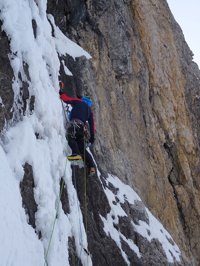 Cima del Focobon, Dolomiti, Matteo Faletti, Marco Pellegrini, Marco Zanni