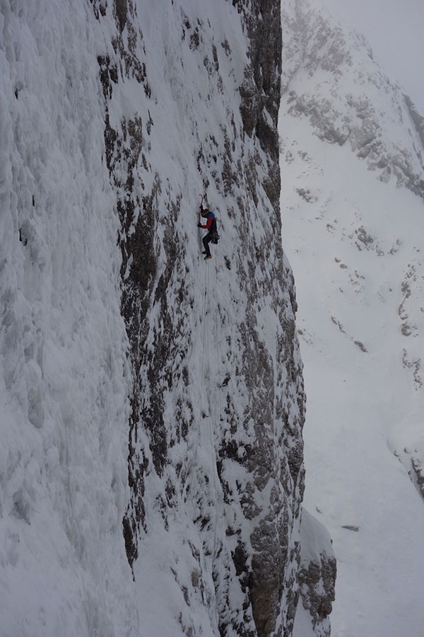 Cima del Focobon, Dolomiti, Matteo Faletti, Marco Pellegrini, Marco Zanni