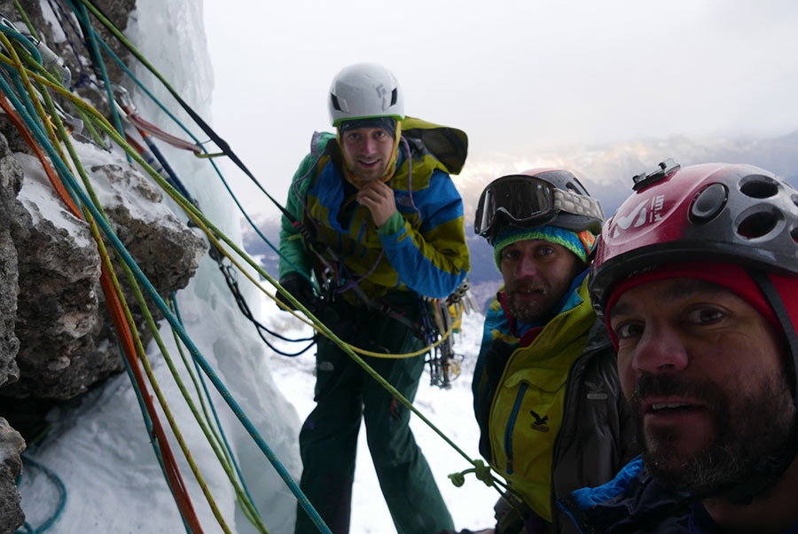 Cima del Focobon, Dolomiti, Matteo Faletti, Marco Pellegrini, Marco Zanni