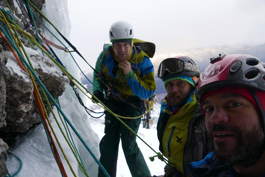 Cima del Focobon, Dolomiti, Matteo Faletti, Marco Pellegrini, Marco Zanni