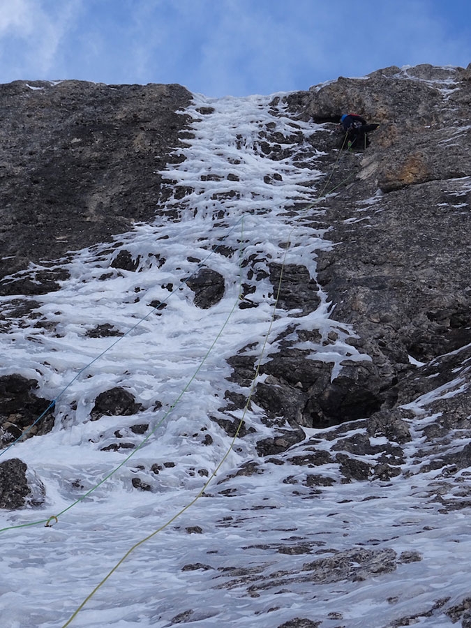 Cima del Focobon, Dolomiti, Matteo Faletti, Marco Pellegrini, Marco Zanni