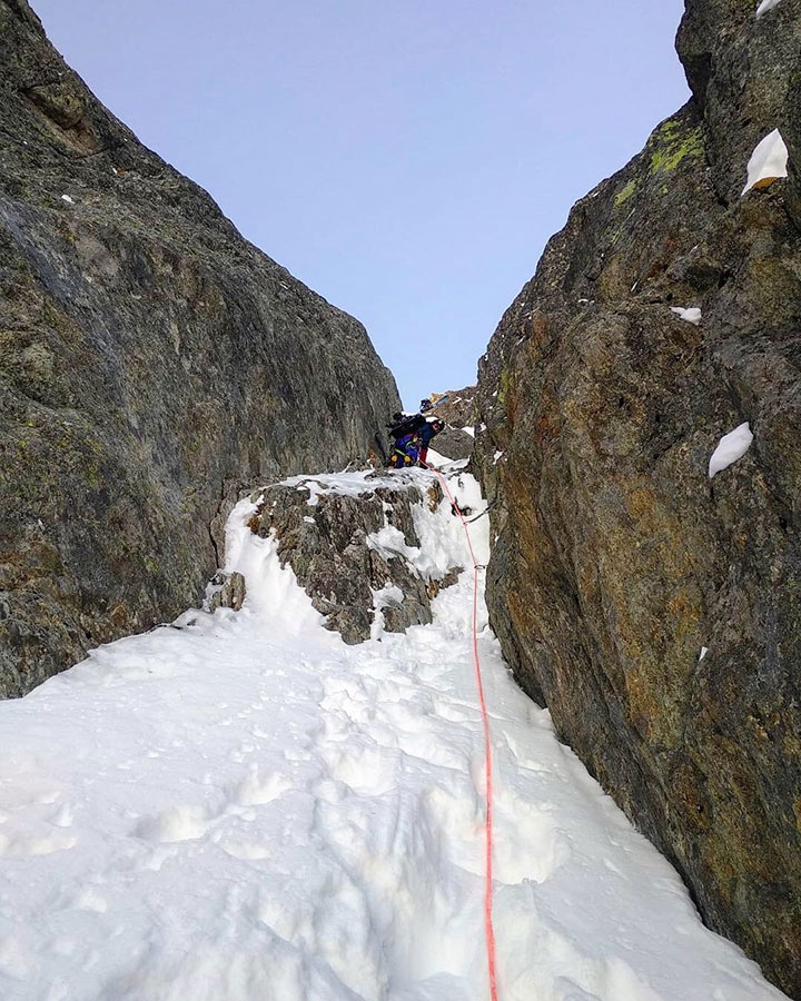 Les Drus, Mont Blanc , Julien Herry, Laurent Bibollet