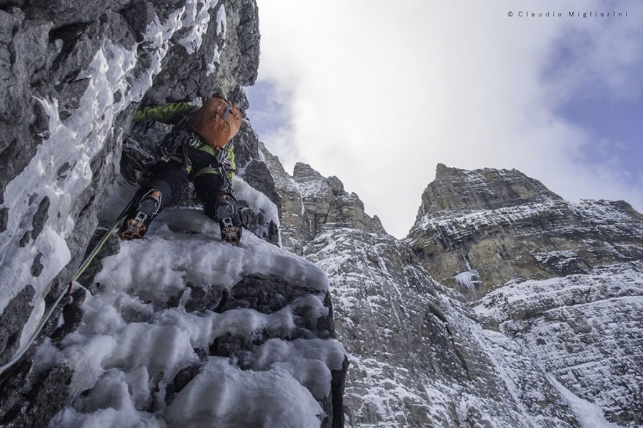 Cima Tosa, Brenta Dolomites, Claudio Migliorini, Roberto Parolari