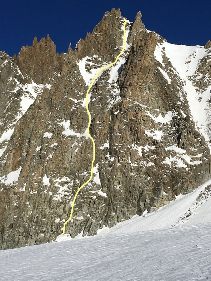 Aiguilles Marbrées, Monte Bianco, Ezio Marlier