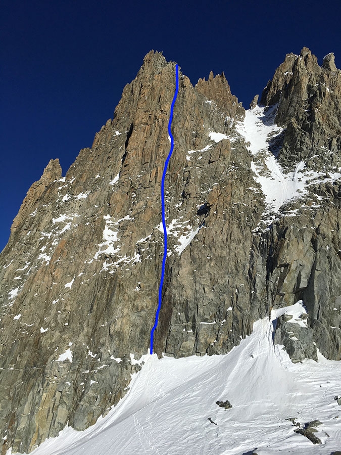 Aiguilles Marbrées, Mont Blanc, Ezio Marlier