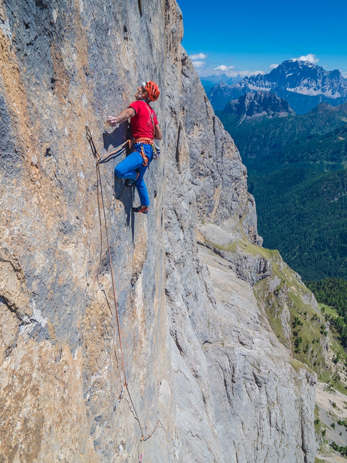 Marmolada, Dolomites, Scacciadiavoli, Rolando Larcher, Geremia Vergoni