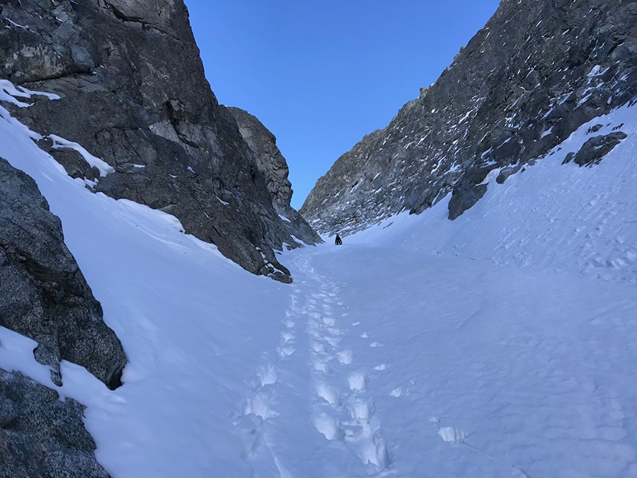 Punta dell’Orco, Adamello, Alessandro Beber, Claudio Lanzafame, Marco Maganzini