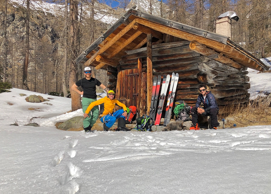 Punta dell’Orco, Adamello, Alessandro Beber, Claudio Lanzafame, Marco Maganzini